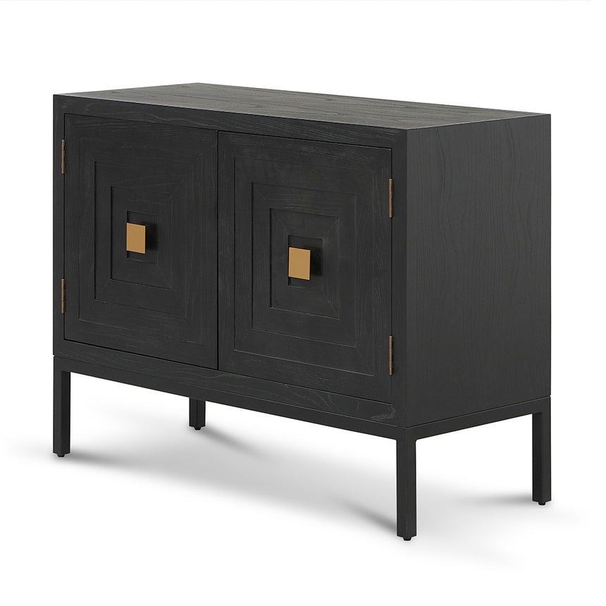 CDT8416-NI 1.08m Elm Sideboard Unit - Full Black