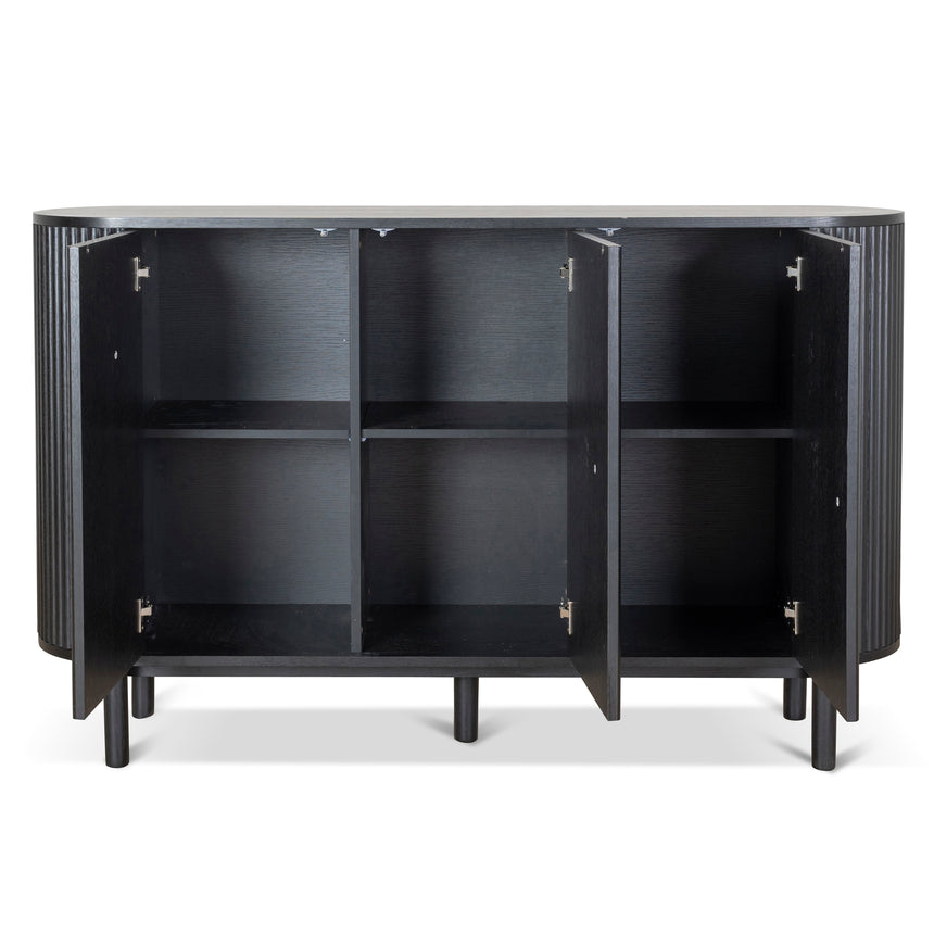 Ex Dislay - CDT8622-KD 1.6m Sideboard Unit - Full Black