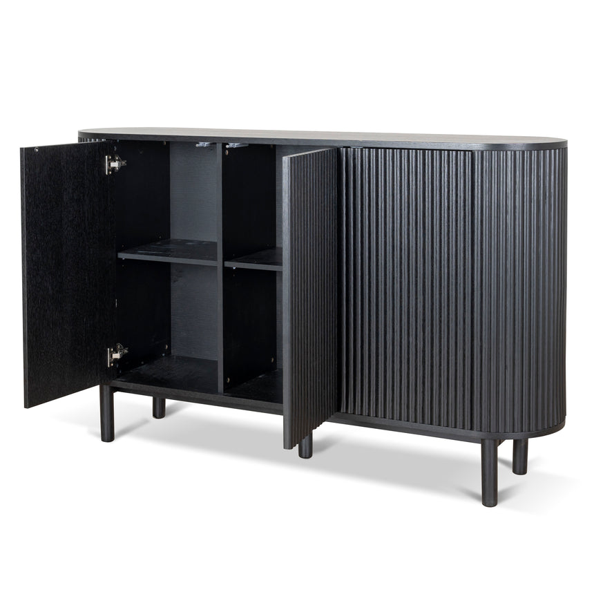 Ex Dislay - CDT8622-KD 1.6m Sideboard Unit - Full Black