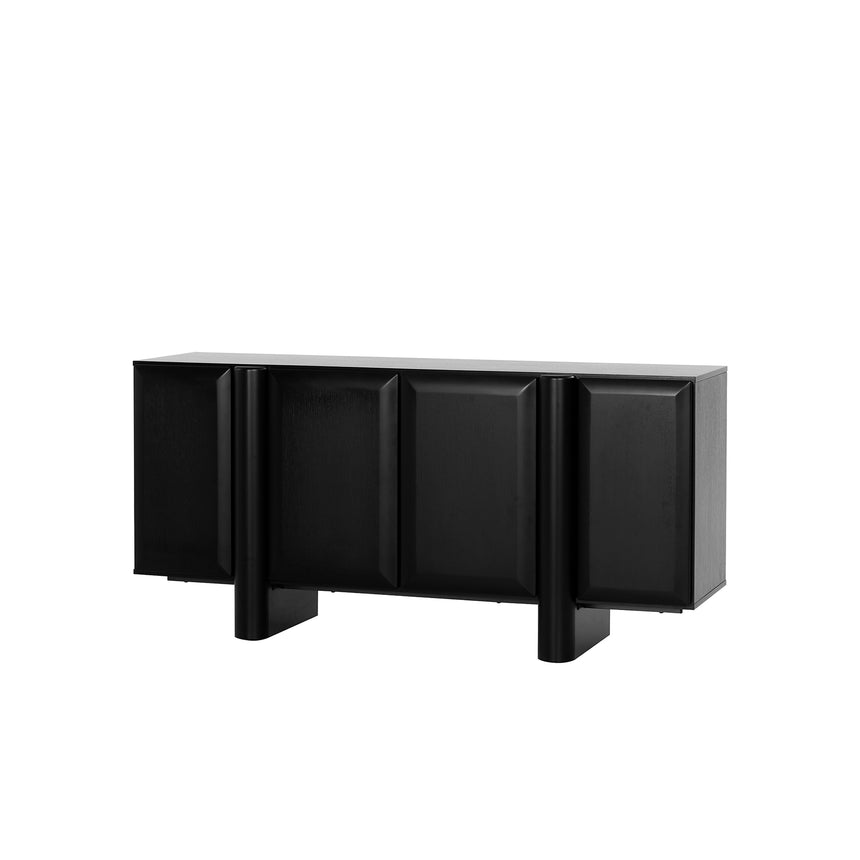 CDT8622-KD 1.6m Sideboard Unit - Full Black