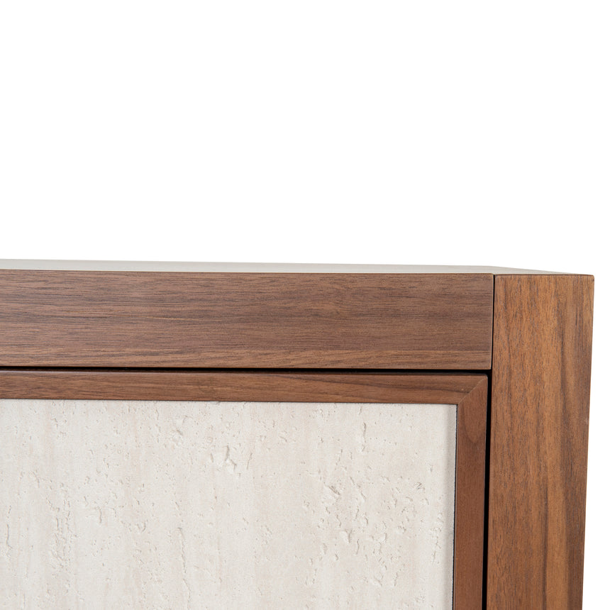 CDT8642-IG Beige Door Sideboard Unit - Walnut