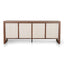 CDT8642-IG Beige Door Sideboard Unit - Walnut