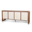 CDT8642-IG Beige Door Sideboard Unit - Walnut