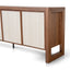 CDT8642-IG Beige Door Sideboard Unit - Walnut