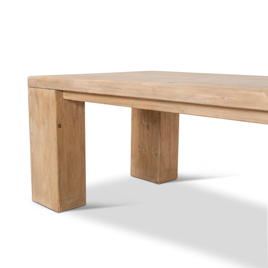 CDT8650-NA 2.44m Elm Dining Table - Natural