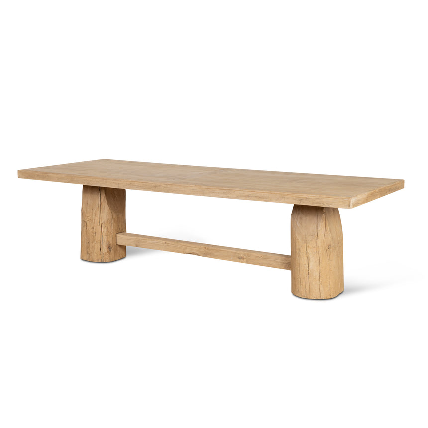 CDT10307-ID 2.3m Charcoal Outdoor Dining Table - Natural