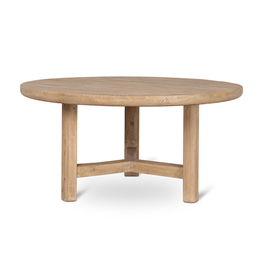 CST10128-OW 45cm Round Side Table - Natural Oak