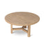 CDT8658-NA 1.52m Elm Round Dining Table - Natural