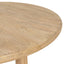 CDT8658-NA 1.52m Elm Round Dining Table - Natural