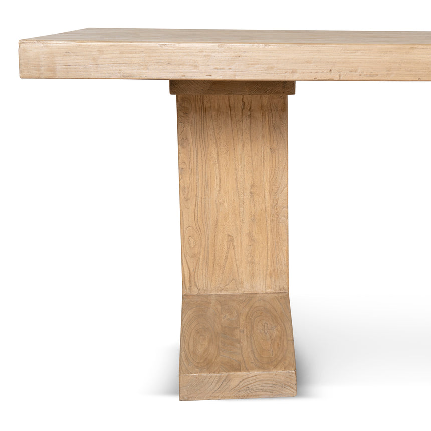 CDT8659-NA 2.44m Elm Dining Table - Natural