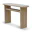 Ex Display - CDT8667-NI Travertine Marble 1.22m Console Table - Natural