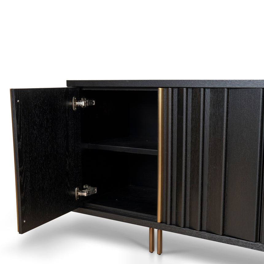 CDT8695-VA 2m Buffet Unit - Textured Espresso Black