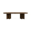 CDT8698-VA 3m Pill Shape Dining Table - Caramel Oak