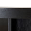 CDT8699-VA 3m Pill Shape Dining Table - Textured Espresso Black