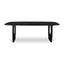 CDT8718-RB 2.2m Dining Table - Full Black