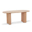 CDT8931-DW 1.8m Oval Dining Table - Natural