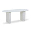 CDT8932-DW 1.8m Oval Dining Table - White