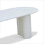 CDT8932-DW 1.8m Oval Dining Table - White