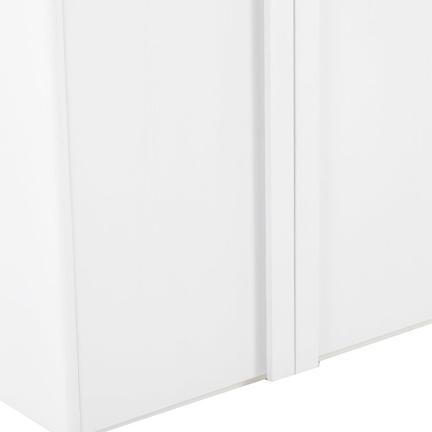 CDT8954-NI Ash Curve Cabinet - White