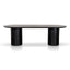 CDT8973-CN 2.5m Wooden Dining Table - Black