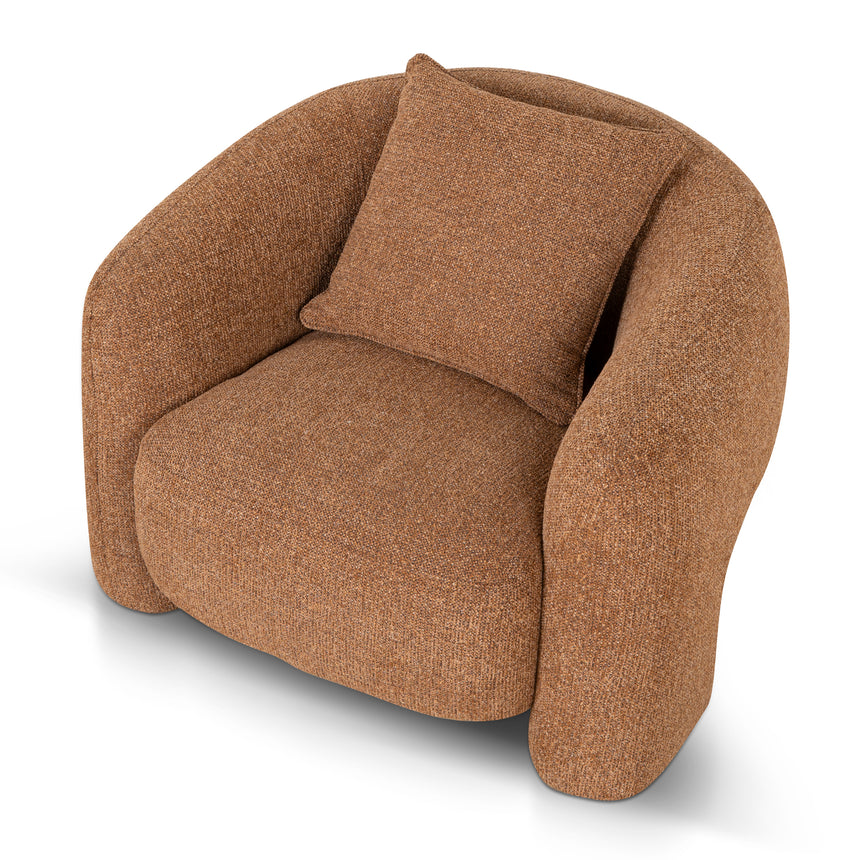 CLC10005-OLS Armchair - Coral Orange