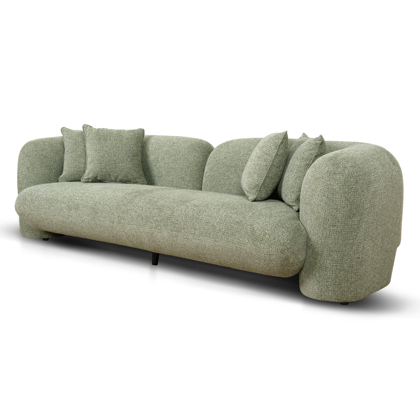 CLC10083-KJ Right Chaise Sofa - Coral Dark Green