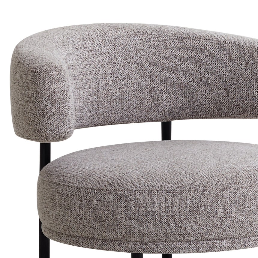 CLC10023-IG Fabric Armchair - Mountain Grey