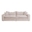 CLC10024-IG 3 Seater Fabric Sofa - Cream