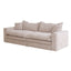 CLC10024-IG 3 Seater Fabric Sofa - Cream