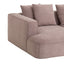 CLC10027-IG 2 Seater Left Chaise Fabric Sofa - Latte