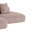 CLC10027-IG 2 Seater Left Chaise Fabric Sofa - Latte