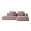 CLC10028-IG 2 Seater Right Chaise Fabric Sofa - Latte