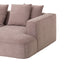 CLC10028-IG 2 Seater Right Chaise Fabric Sofa - Latte