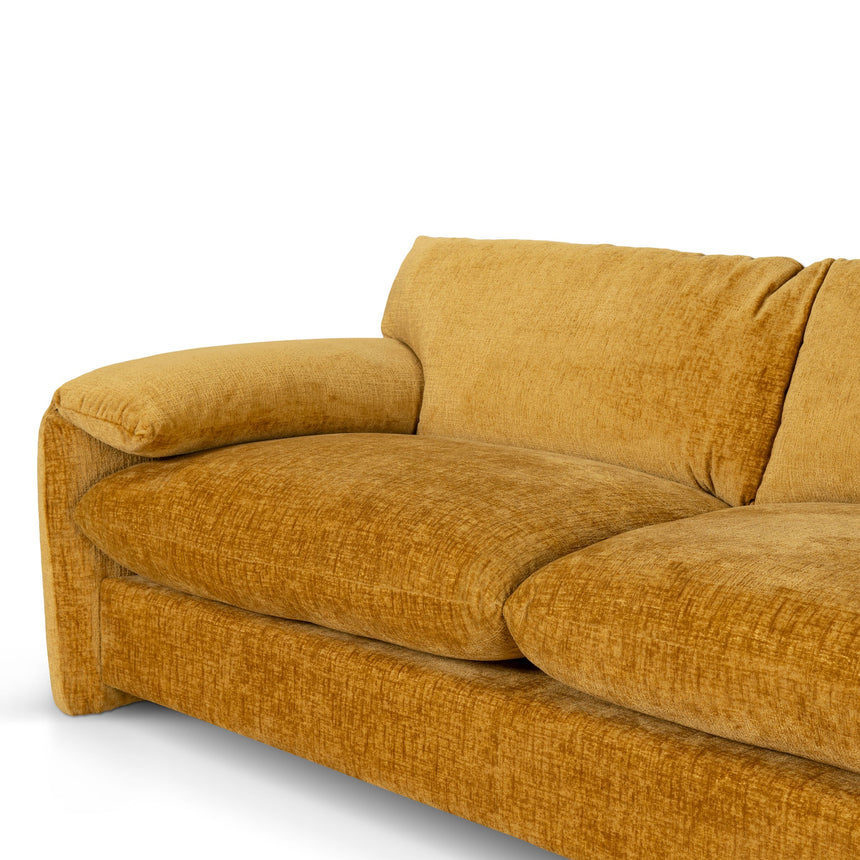 CLC10031-CA 3 Seater Fabric Sofa - Ochre