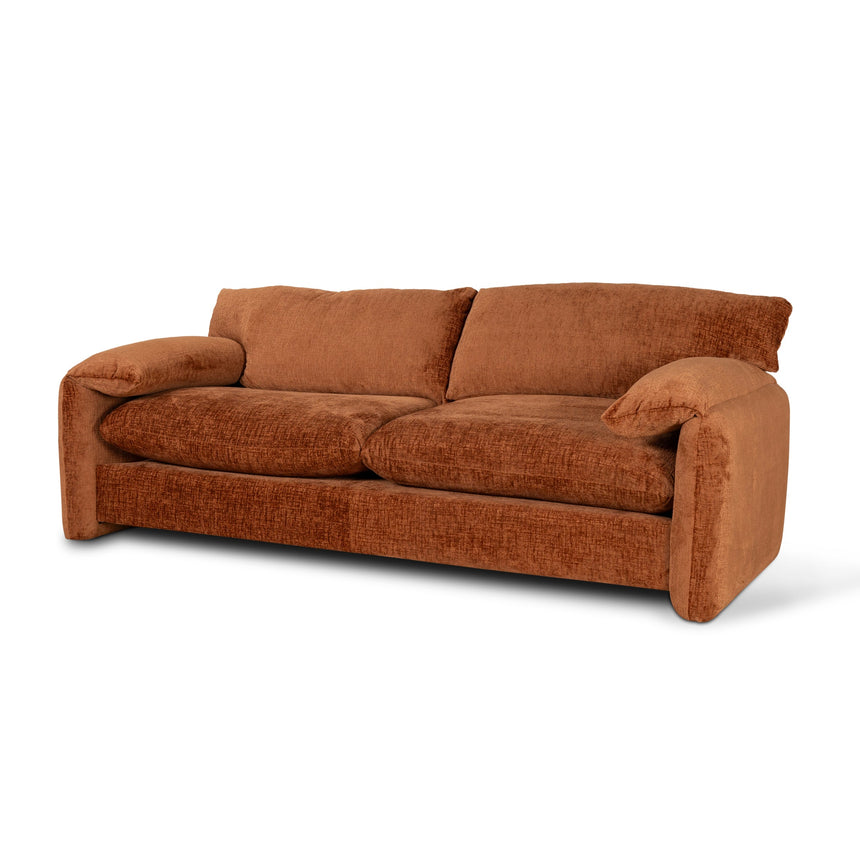 CLC10032-CA 3 Seater Fabric Sofa - Pumpkin