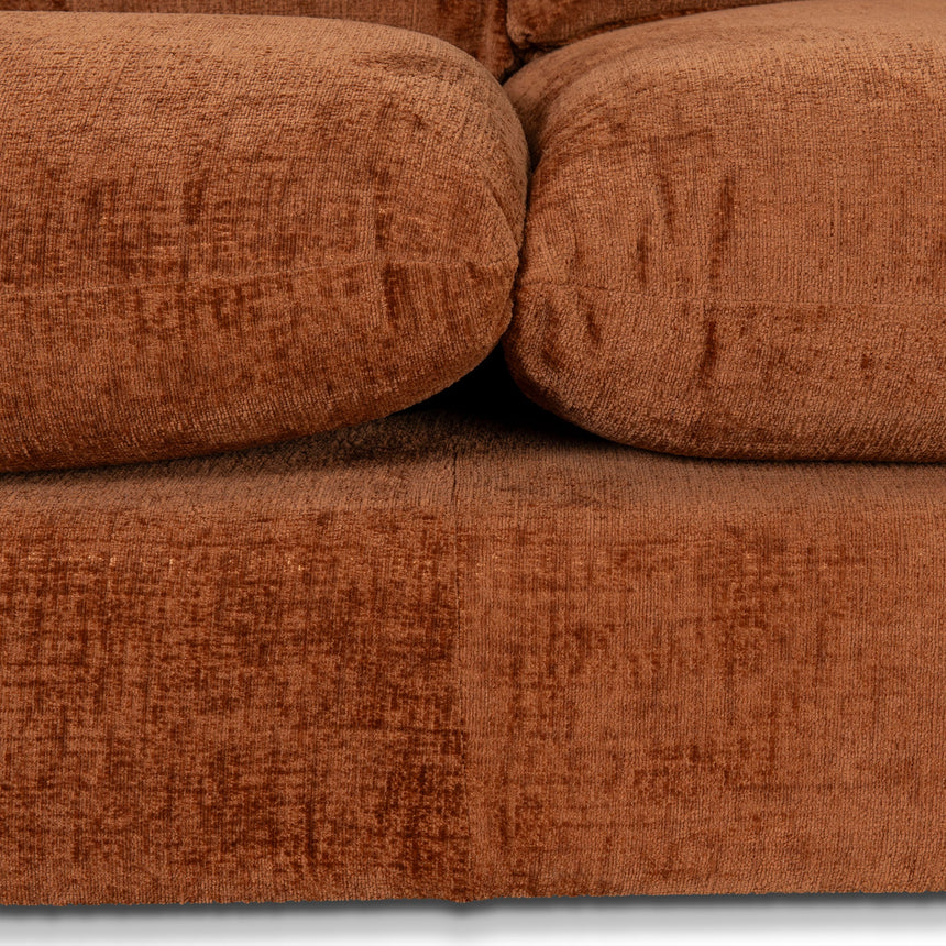 CLC10032-CA 3 Seater Fabric Sofa - Pumpkin