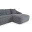 CLC10079-KJ Right Chaise Sofa - Coral Charcoal