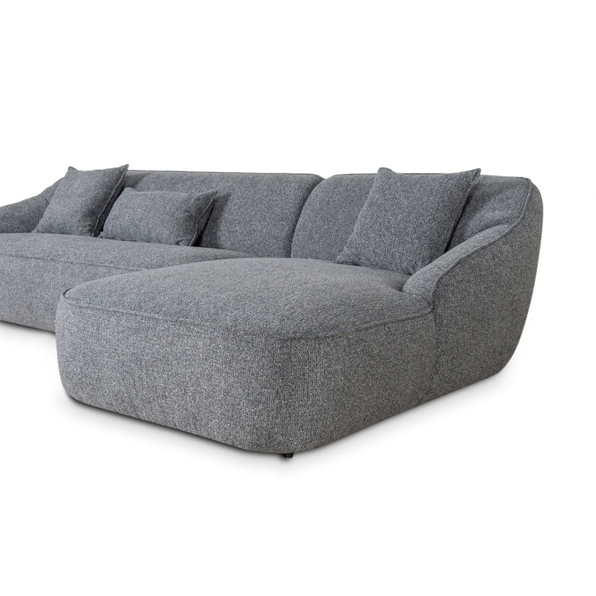 CLC10079-KJ Right Chaise Sofa - Coral Charcoal