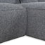 CLC10079-KJ Right Chaise Sofa - Coral Charcoal