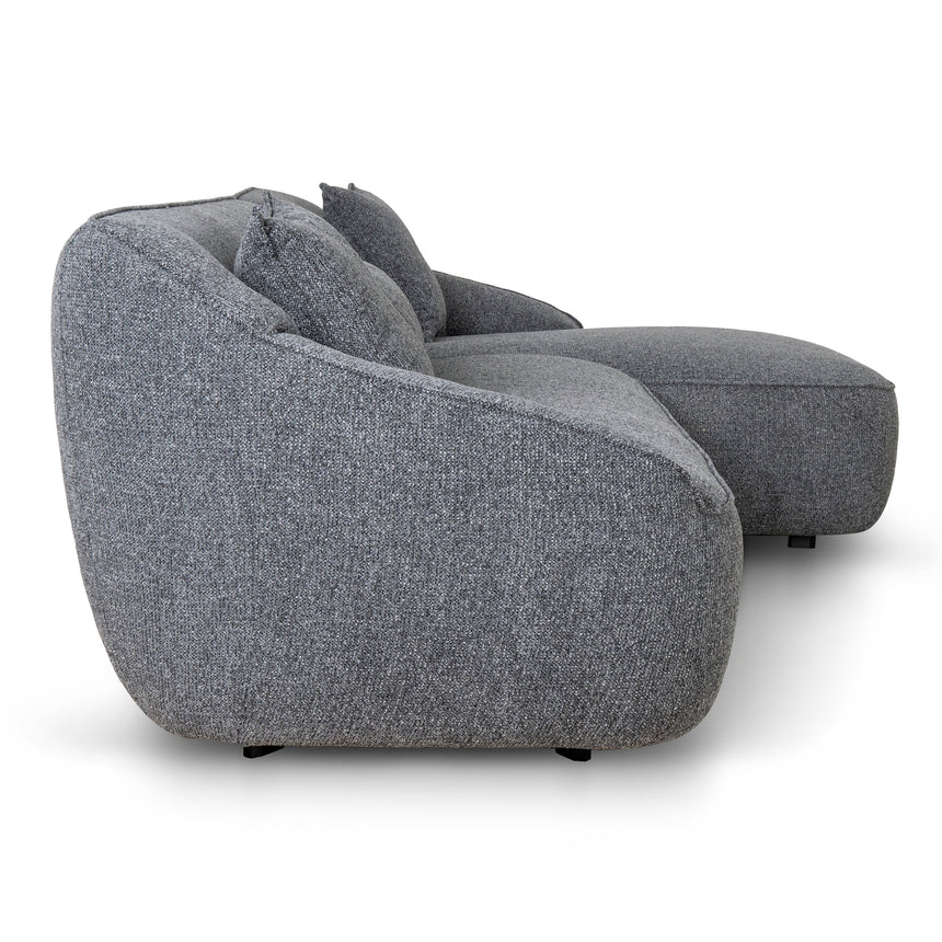 CLC10079-KJ Right Chaise Sofa - Coral Charcoal