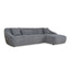 CLC10079-KJ Right Chaise Sofa - Coral Charcoal