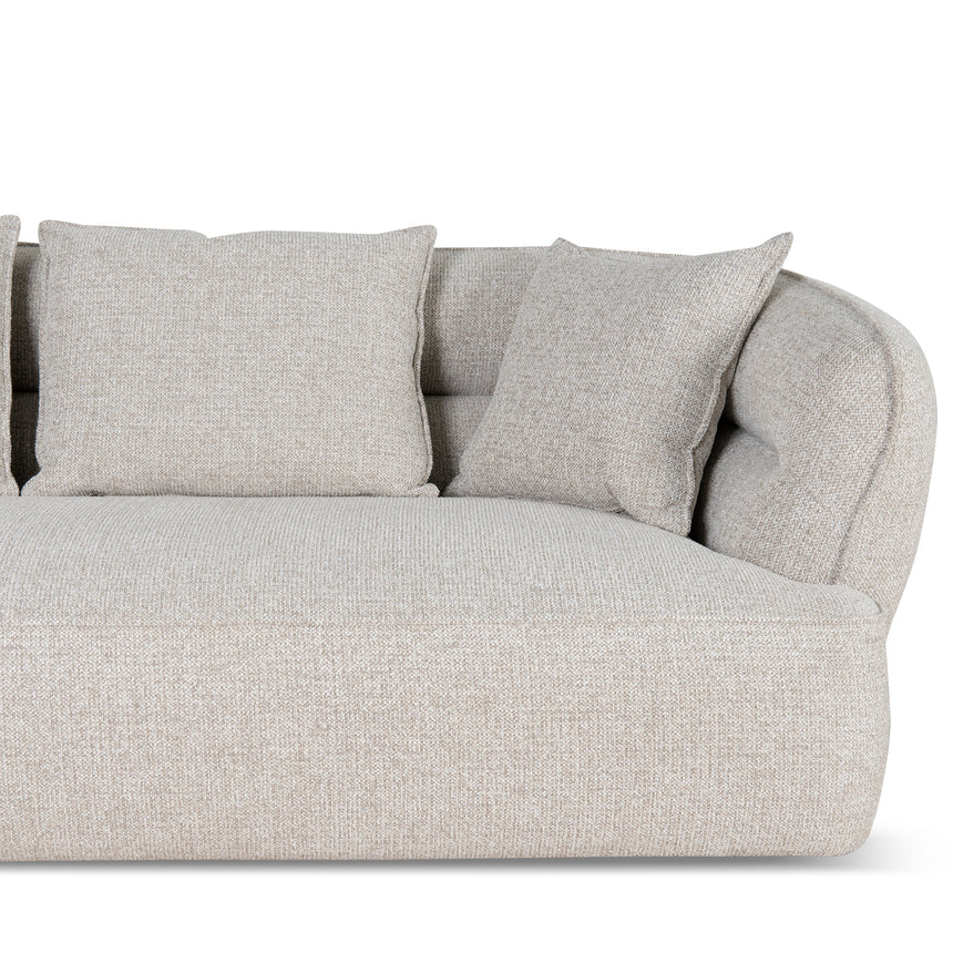 CLC10082-KJ Left Chaise Sofa - Coral Natural Linen