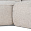 CLC10082-KJ Left Chaise Sofa - Coral Natural Linen