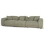 CLC10088-HS 4 Seater Sofa -  Coral Light Green