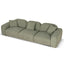 CLC10088-HS 4 Seater Sofa -  Coral Light Green