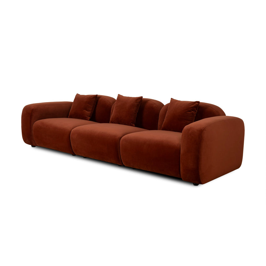 CLC10398-AE 4 Seater Sofa - Tropical Orange