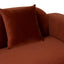 CLC10092-HS 4 Seater Sofa - Rustic Orange