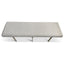 CLC10098-KS 1.5m Brushed Gold Ottoman - Clay Grey