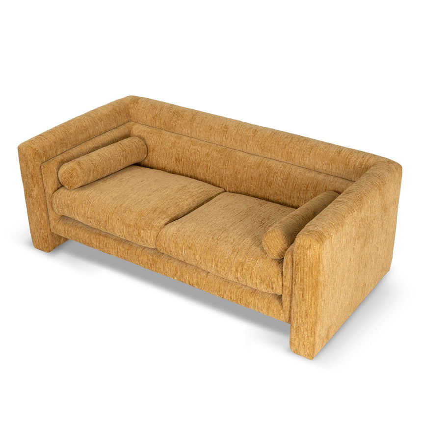 CLC10107-KSO 2 Seater Fabric Sofa - Yellow Sand