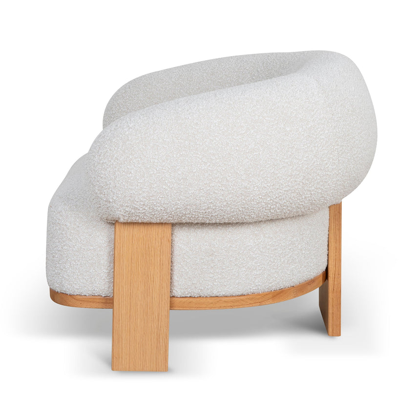 CLC10134-MY Armchair - Off White Boucle